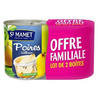 Carrefour St mamet fruits au sirop offre familiale offre