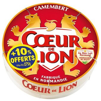 Carrefour Coeur de lion camembert offre