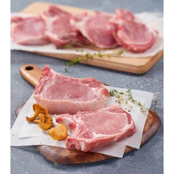 Carrefour Porc : côte avec os à griller offre