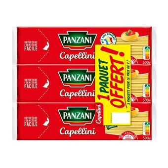 Carrefour Panzani pâtes offre