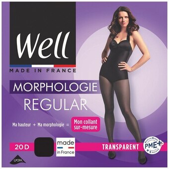 Carrefour Well collant morphologie transparent offre