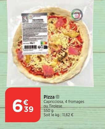 Bi1 Pizza offre