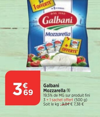 Bi1 Galbani Mozzarella offre