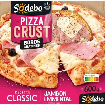 Carrefour Market Sodebo pizza crust bords gratinés offre