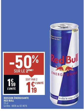 Red bull boisson énergisante