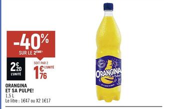 Spar Orangina orangina et sa pulpe! offre
