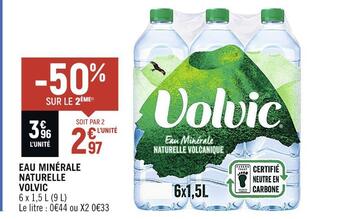 Volvic eau minérale naturelle