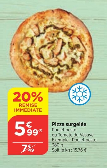 Pizza surgelée