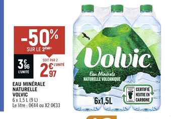 Volvic eau minérale naturelle