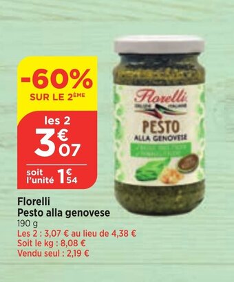 Bi1 Florelli Pesto alla genovese offre