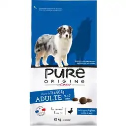 Jardiland Pure origine - croquettes pour chien adulte toutes races 12 kg offre