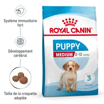 Jardiland Royal canin - croquettes chiot medium puppy 15 kg offre
