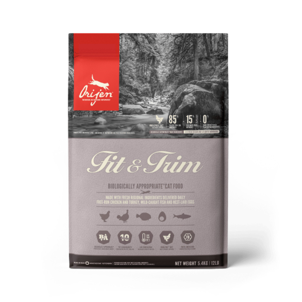 Promo Orijen croquettes pour chat fit and trim 5,4 kg chez Jardiland