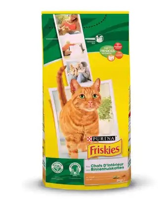 Jardiland Croquettes friskies chat d'intérieur poulet/légumes du jardin 2kg offre