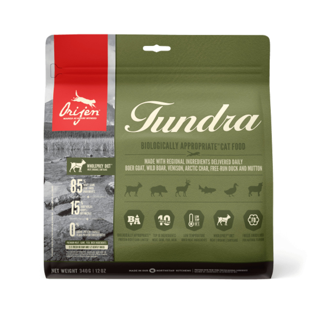 Promo Orijen croquettes pour chat tundra 340 g chez Jardiland