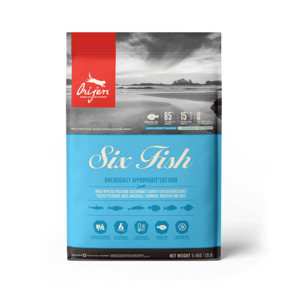 Promo Orijen croquettes pour chat six fish 5,4 kg chez Jardiland