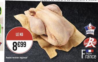 Casino Hyperfrais Poulet fermier régional offre