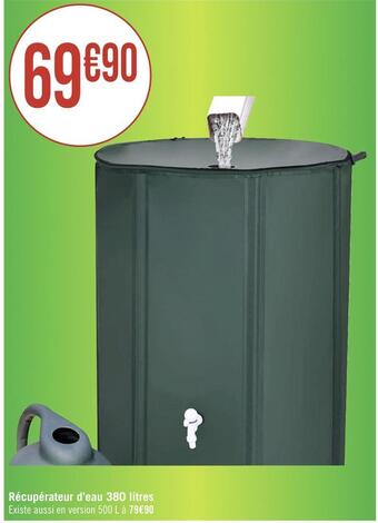 Récupérateur d’eau 380 litres