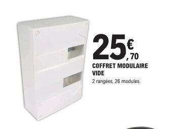E.Leclerc Brico COFFRET MODULAIRE VIDE offre