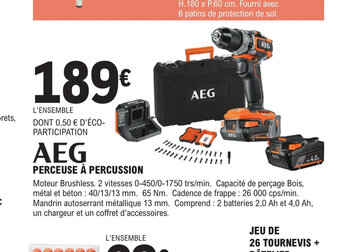 E.Leclerc Brico PERCEUSE À PERCUSSION offre