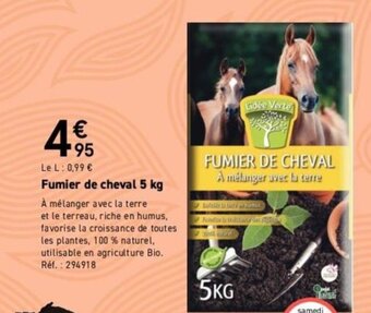 Fumier de cheval 5 kg