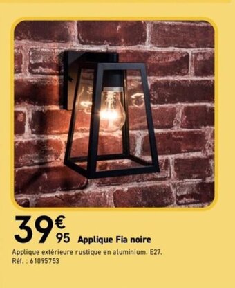 Mr Bricolage Applique Fia noire offre