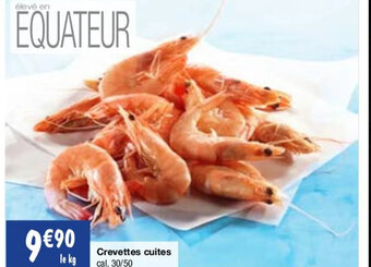 Crevettes cuites