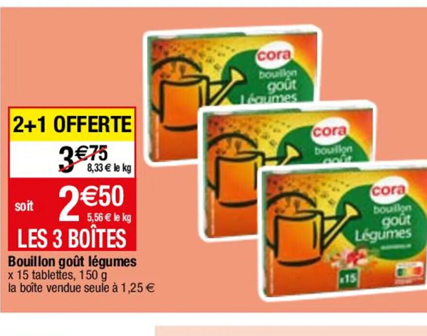 Promo Bouillon goût légumes chez Migros