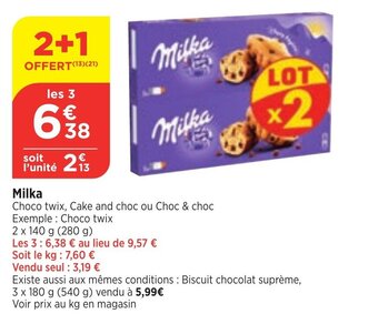Maximarché Milka offre