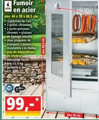 Norma Fumoir En Acier offre