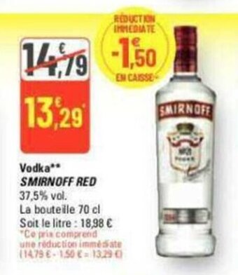 Vodka SMIRNOFF RED