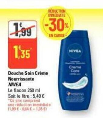 G20 Douche Soin Crème Nourrissante NIVEA offre