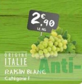 G20 RAISIN BLANC offre