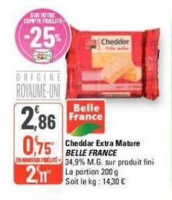 Cheddar Extra Mature BELLE FRANCE