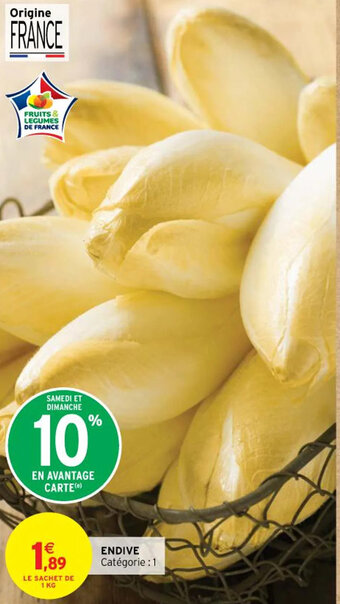 Intermarché Hyper ENDIVE offre