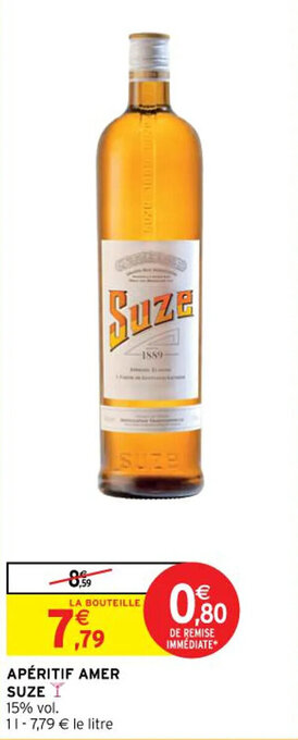 Intermarché Hyper APÉRITIF AMER SUZE offre