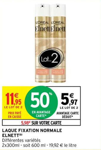 LAQUE FIXATION NORMALE ELNETT
