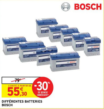 DIFFÉRENTES BATTERIES BOSCH