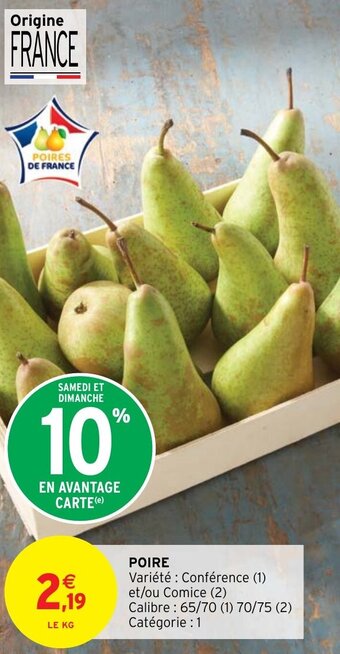 Intermarché Hyper POIRE offre