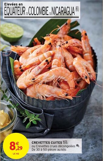 Intermarché Hyper CREVETTES CUITES offre