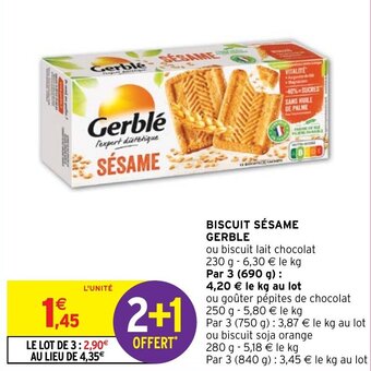 BISCUIT SÉSAME GERBLE