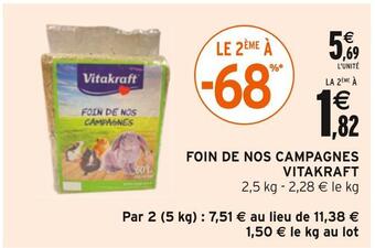 Vitakraft foin de nos campagnes