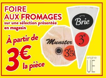 Cora Foire aux fromages sur une sélection présentée en magasin offre