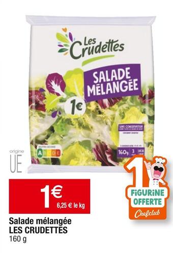 Cora x Carrefour Les crudettes salade mélangée offre