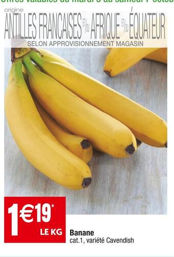 Cora x Carrefour Banane offre