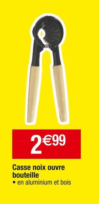 Cora x Carrefour Casse noix ouvre bouteille offre