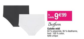 Cora x Carrefour Bestform culotte midi offre