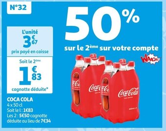 Auchan Supermarché Coca cola coca cola offre