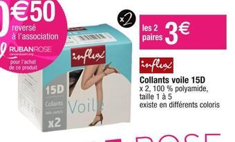Influx collants voile 15d