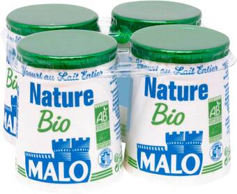 Match Malo yaourt au lait entier bio offre